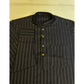 Men's Cotton-Lycra Long Sleeve Short Kurtha